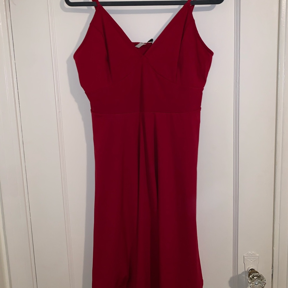 Crimson Red Dress